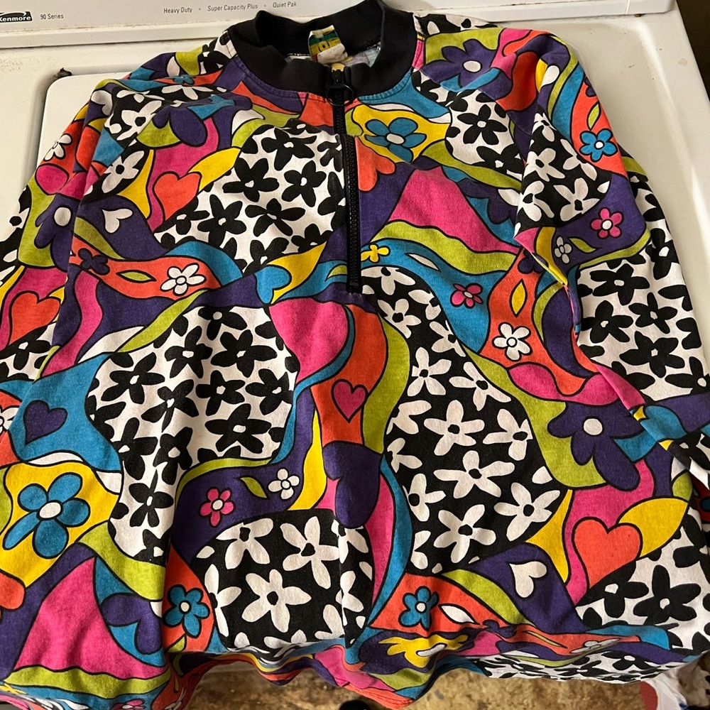 Vintage zip up top